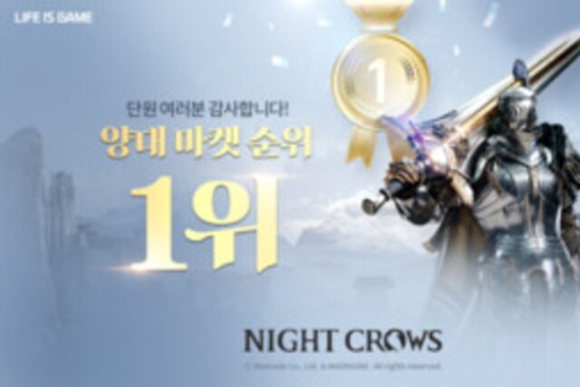 ‘나이트 크로우’, 매출 대박 예감…위메이드 주가도 급등