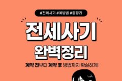 전세사기 절대 안 당하는 방법…유형과 대처법 (+깡통전세 사례,예방법)