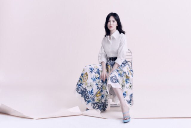 송혜교 화보, 우아한 봄 스타일링