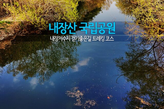 봄나들이 트레킹 코스 내장저수지 걷기좋은길 힐링데이트 추천