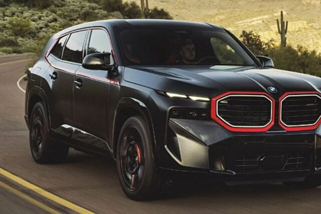 2023 상하이모터쇼 – 748마력의 전기 SUV, BMW XM 라벨 레드