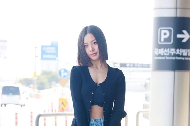 고민시 고급미 폴폴 풍긴 공항패션 가방? 지미추 호보백