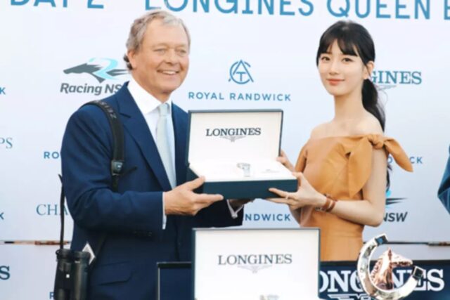 수지, 엘레강스한 시상자로 변신