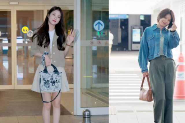 러블리 신예은 VS 꾸안꾸 수영, 봄을 알리는 공항패션