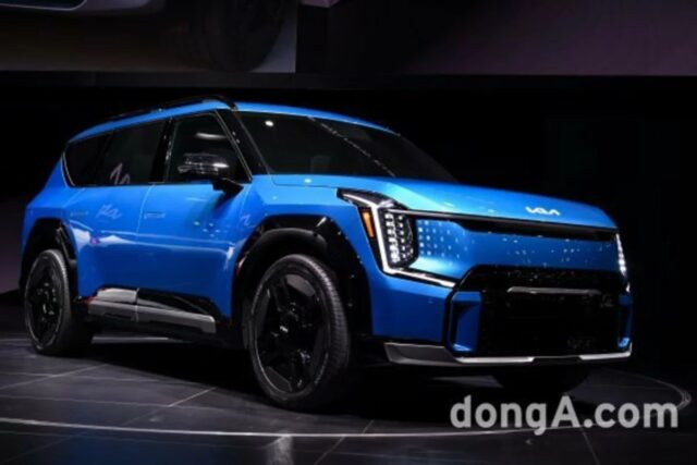 기아, 대형 전기 SUV ‘EV9’ 북미 첫선… “美서 생산되는 첫 전기차”
