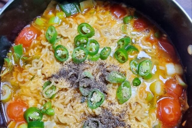 [토마토 계란 라면/레시피] 몸살났을 때 좋은 간편 요리 토마토 계란 라면