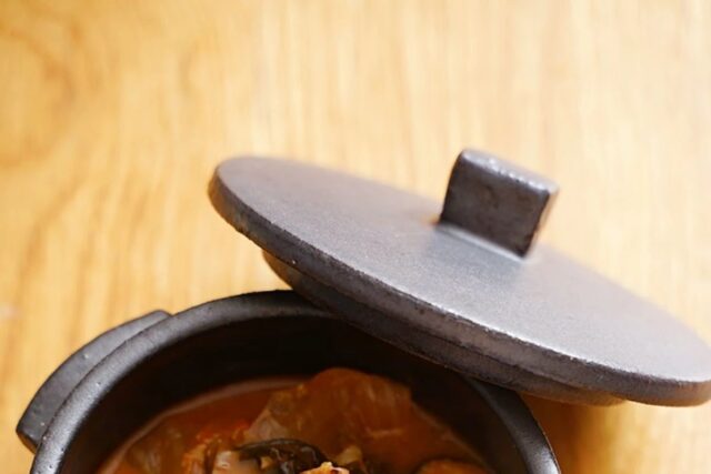 김치찌개재료, 구운 돼지고기 김치찌개 끓이는법