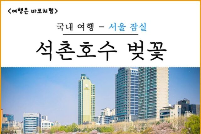 석촌호수 벚꽃 보고 왔어요, 벚꽃 축제 일정&벨리곰