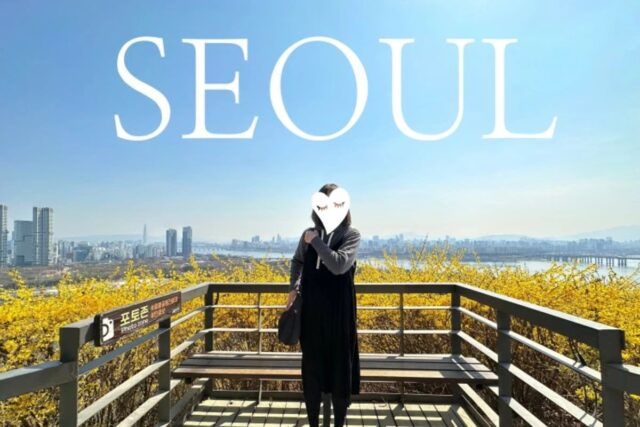 서울 가볼만한곳! 응봉산 개나리축제 + 명동