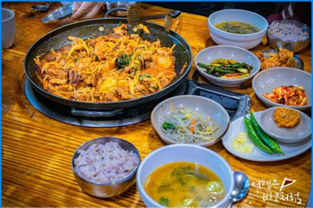 제주 서귀포 의귀리 해바라기 식당, 도민들이 찾는 두루치기 맛집