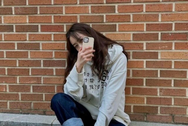 고아라 MM6 후드티 포인트 여자후드티 이것으로 종결!