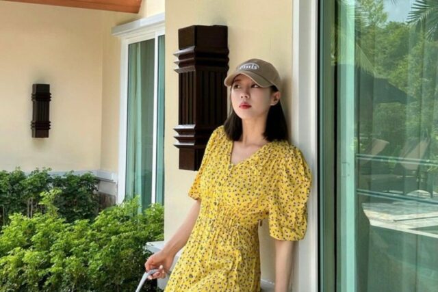 고민영 온앤온 원피스 여름 휴가룩 미리 준비해봐