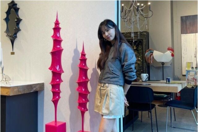 고소영 데일리룩 디올 레이디백 & 로퍼 코디