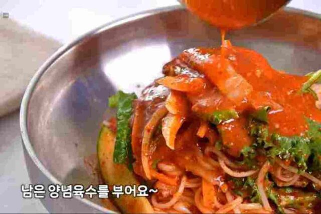 비빔국수 황금레시피 :: 일주일에 한 번씩 먹어요!!