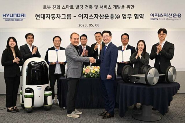 현대차∙기아 로보틱스랩, 이지스자산운용과 로봇 친화형 빌딩 구축 나선다