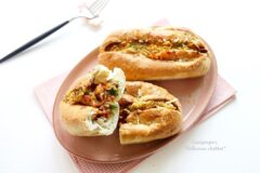 불고기바게트 치즈 듬뿍 오리불고기 치즈바게트 샌드위치 나들이도시락