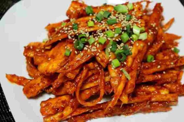 더덕무침 만드는법 :: 향긋하고 맛있게~!!
