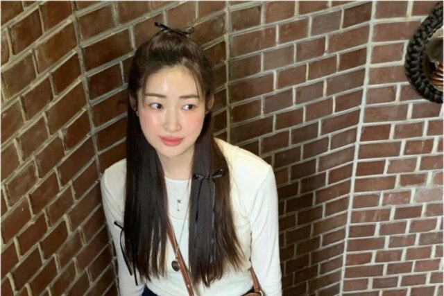 차정원 패션 조이그라이슨 가방 캔버스 버킷백 데일리백으로 찜