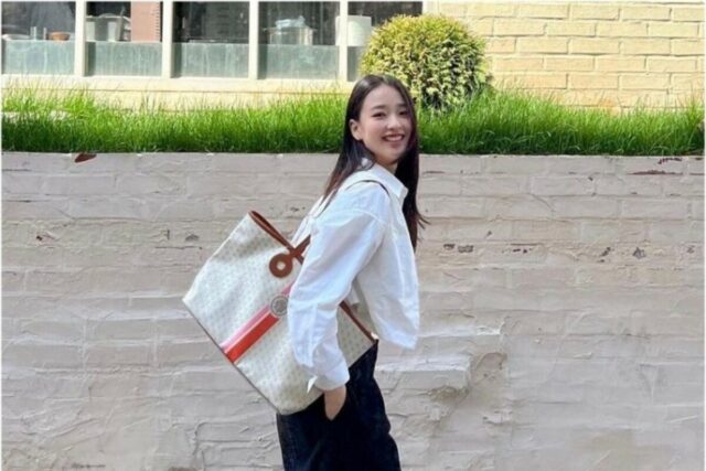 손연재 모이나 쇼퍼백 취향저격 보부상 가방