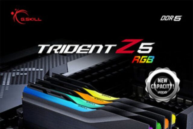 서린, 지스킬 ‘트라이던트 Z5 RGB’ 메모리 신규 용량 제품 출시