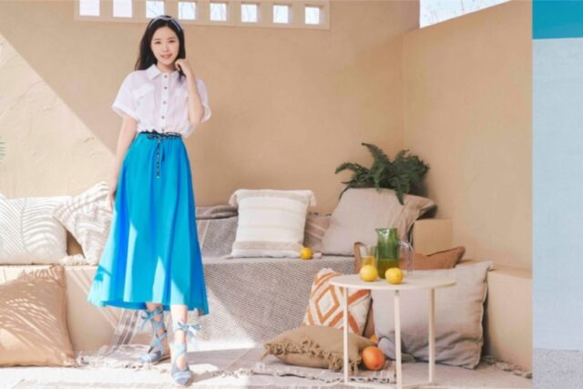손나은, 제이제이 지고트로 싱그러운 햇살 담은 여름 스타일링 선봬