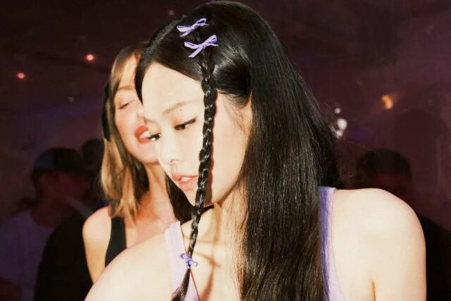 “코디가 안티vs예쁜데 왜?” 의견 엇갈렸다는 어제자 제니의 파격 패션