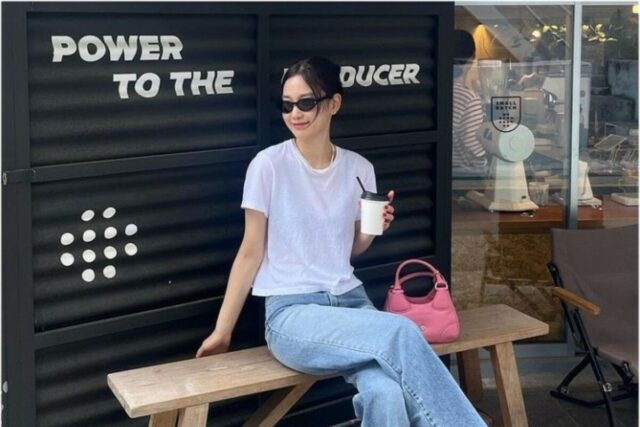 장희령 구두 여심저격 로맨틱한 로저비비에 리본 슬링백