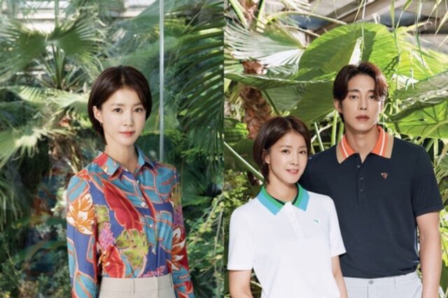 피에이티(PAT) 이시영 고욱(송원석) 화보 패션 여름 티셔츠 니트 여성 자켓 점퍼 코디