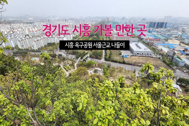 경기도 시흥 가볼 만한 곳 시흥 옥구공원 초보자 등산 서울근교 나들이