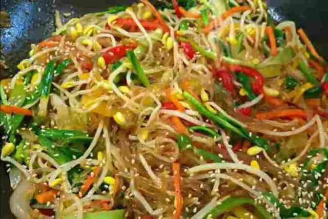 식감까지 맛있는 콩나물 잡채 황금레시피~!