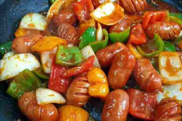 소세지 야채볶음 만들기 소야볶음 :: 달달하고 맛있게~!!