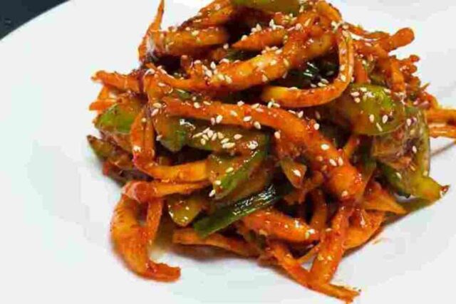 도라지 무침을 향긋하고 맛나게 만드는 방법!!