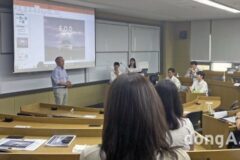 정의선 현대차그룹 회장, 연세대 경영학과 토론 강의 참관