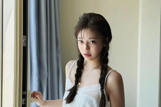 닝닝 청순미 그 자체! 끈나시 어디꺼?