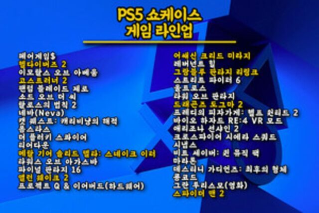 30종 이상 게임 폭격! PS 쇼케이스 정보 총정리