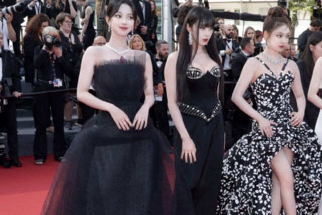 칸 영화제 레드카펫 빛낸 에스파 멤버들