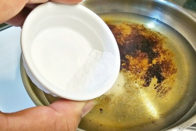새스텐냄비, 탄냄비세척 닦는법 얼룩제거 과탄산소다 사용법