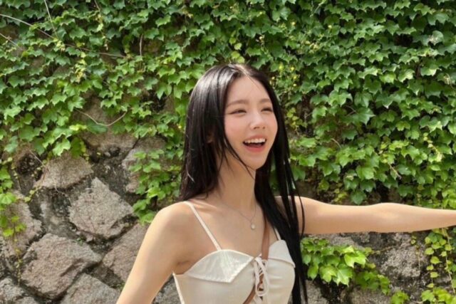 여신 아니야? 아이들 미연 러블리한 사복패션