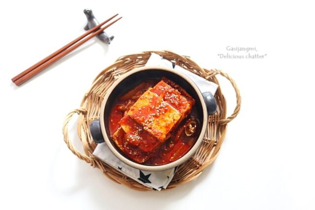 두부조림 만드는 법 밥도둑 집밥 반찬 두부요리 도시락반찬