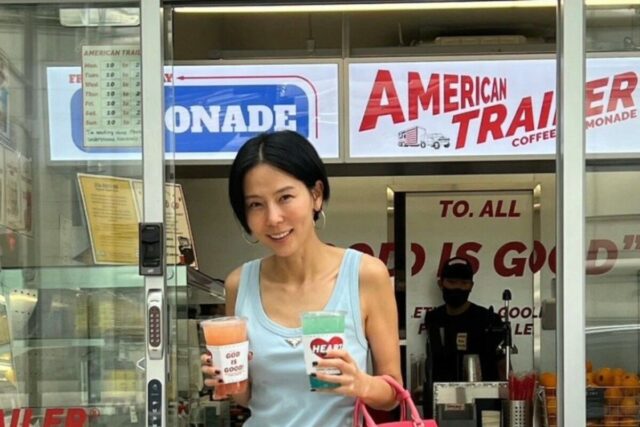 사복패션 정석! 김나영 캐주얼 클래식무드 탱크탑 가방 가격은?