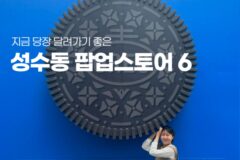 성수동핫플 놀거리 팝업스토어 BEST 6