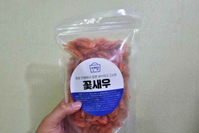 옹진자연 연평도꽃새우 활용해서 고소한 시금치된장국 만들기
