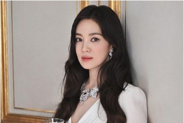 송혜교 파리 쇼메 갈라쇼 실크드레스 그녀만을 위한 아보아보 커스텀 파티룩