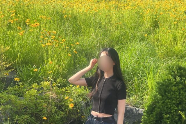 인스턴트펑크 슬림크롭니트집업 블랙 반팔