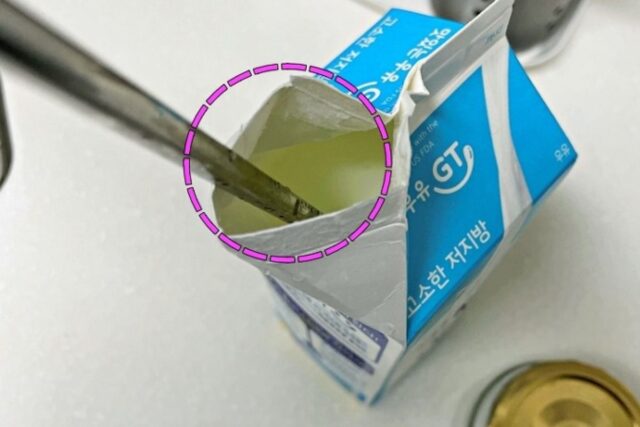 개봉한 우유에 ‘이것’ 넣었더니!?신선도가 대박~