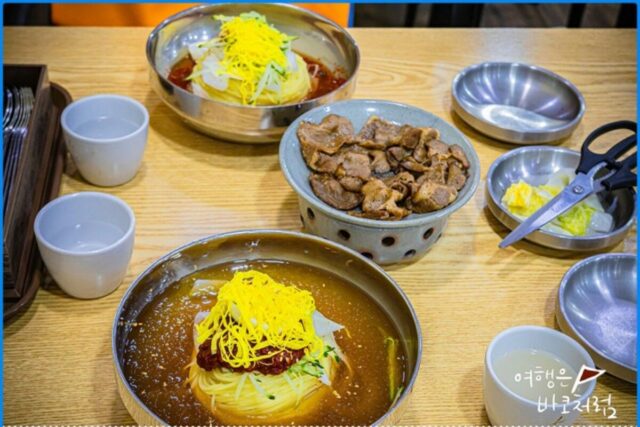 대전 판암동 대전밀면, 기본으로 고기랑 함께 나오는 밀면 맛집!