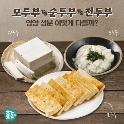 모두부vs순두부vs전두부… 영양 성분 어떻게 다를까?
