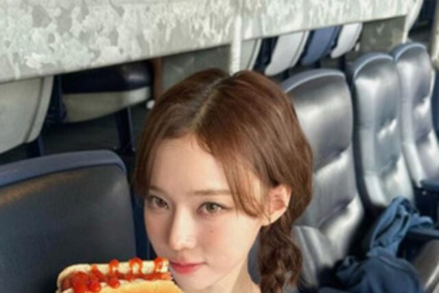 에스파, 美 메이저리그 접수… 시구 패션은?