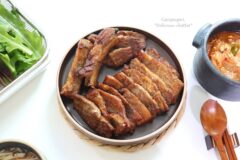 부드러운 양념돼지갈비 청산골왕갈비살 뽀글뽀글 차돌박이된장찌개