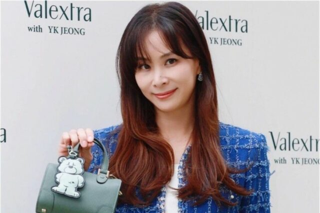 고소영 1100만원대 블루 트위드자켓은 샤넬 거!